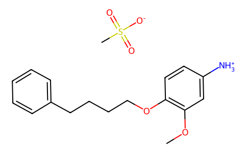 m-Anisidine, 4-(4-phenylbutoxy)-, methanesulfonate 15382-74-8